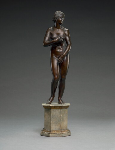 View full screen - View 1 of Lot 98. ATTRIBUTED TO MASSIMILIANO SOLDANI BENZI (1656-1740), ITALIAN, FLORENCE, FIRST HALF 18TH CENTURY, AFTER THE ANTIQUE | VENUS DE' MEDICI.