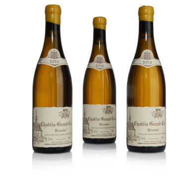 View full screen - View 1 of Lot 234. Chablis, Blanchot 2012 Domaine Raveneau (3 BT).