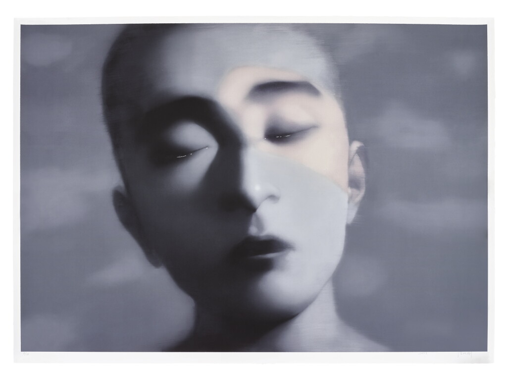 View full screen - View 1 of Lot 9539. ZHANG XIAOGANG 張曉剛 | AMNESIA AND MEMORY (BOY WITH CLOSED EYES) 失眠與記憶(閉著眼的男孩).