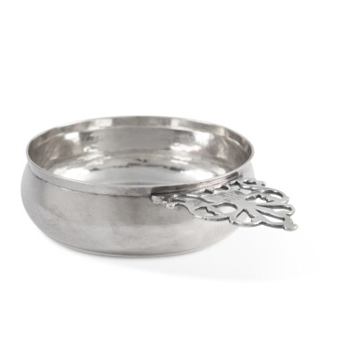 View full screen - View 1 of Lot 804. An American Silver Porringer, Samuel Vernon, Newport, circa 1730.