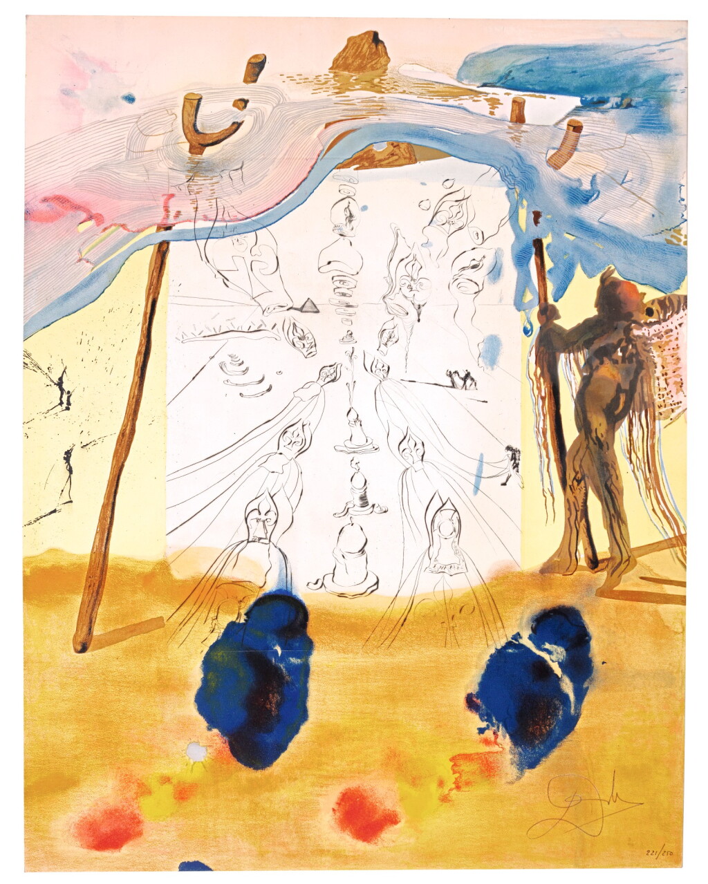 View full screen - View 1 of Lot 80. SALVADOR DALÍ | MOÏSE ET LE MONOTHÉISME (FIELD 75-2).