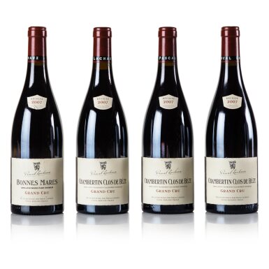View full screen - View 1 of Lot 319. Pascal Lachaux Grand Cru Assortment 2007 (9 BT).