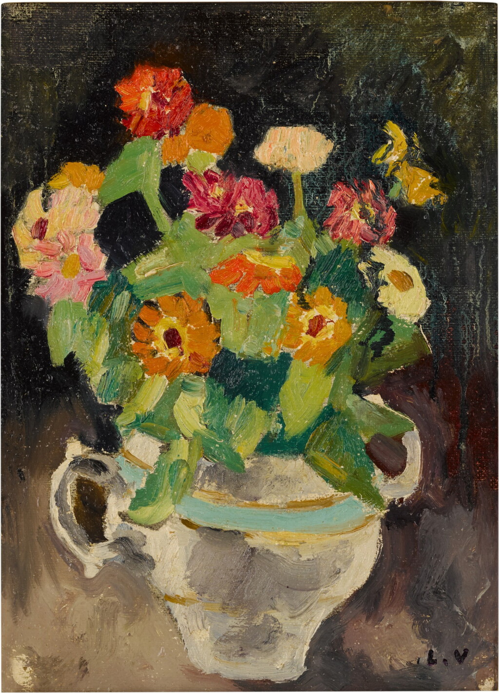 全螢幕檢視 - 查看70Zinnias dans une porcelaine的1