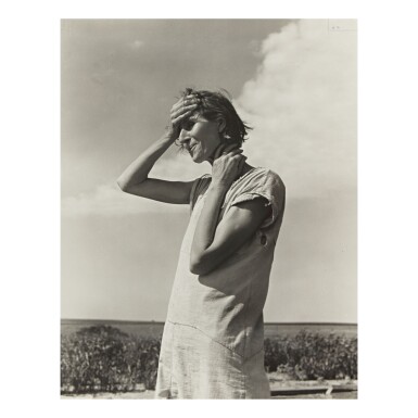 View full screen - View 1 of Lot 38. DOROTHEA LANGE | WOMAN OF THE HIGH PLAINS, TEXAS PANHANDLE.