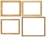 A set of four frames