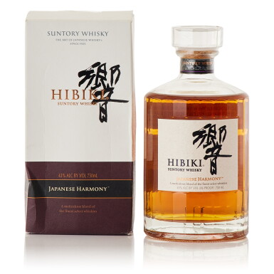 View full screen - View 1 of Lot 389. Hibiki Japanese Harmony Whisky 43.0 abv NV.