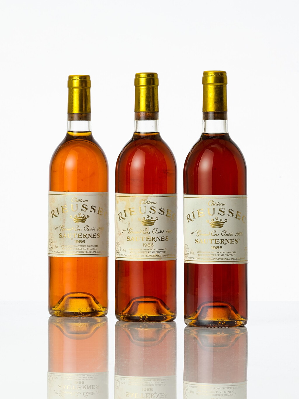 View full screen - View 1 of Lot 3466. Château Rieussec 1986 (6 BT).