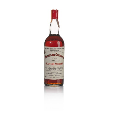 View full screen - View 1 of Lot 157. Macallan Glenlivet Gordon & MacPhail 37 Year Old 43.0 abv 1940 (1 BT75).