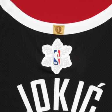 View full screen - View 1 of Lot 1. Nikola Jokić ‘Christmas Day’ Denver Nuggets 2025-2026 Game Worn City Edition Jersey | First 50/15/15 Game in NBA History | All-Time Record for Overtime Points | Triple-Double | 56 Points | First Ever Christmas Day 50-Point Triple-Double.