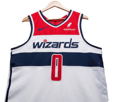 View full screen - View 1 of Lot 176. Bilal Coulibaly Washington Wizards 2023-2024 Game Worn Association Edition Jersey .