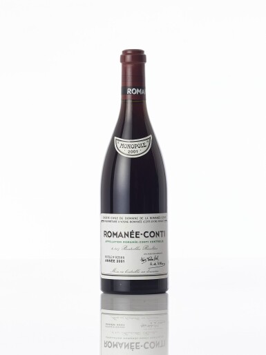 View full screen - View 1 of Lot 6116. Romanée Conti 2001 Domaine de la Romanée-Conti (1 BT).