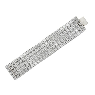 View full screen - View 1 of Lot 414. Diamond Bracelet.