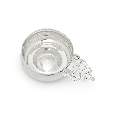 View full screen - View 1 of Lot 821. An American Silver Porringer, Benjamin Brenton, Newport, circa 1740.