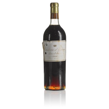View full screen - View 1 of Lot 432. Château d'Yquem 1906 (1 BT).