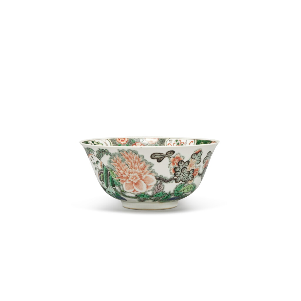 View full screen - View 1 of Lot 103. A famille-verte 'figural' bowl, Qing dynasty.