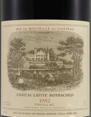 View full screen - View 1 of Lot 462. Château Lafite 1982 (12 BT).