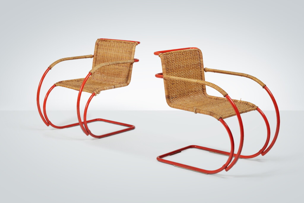 View full screen - View 1 of Lot 93. Pair of Armchairs.