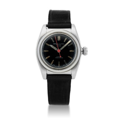 View full screen - View 1 of Lot 190. RETAILED BY BEYER: OYSTER ROYAL EXTRA PRECISION STAINLESS STEEL WRISTWATCH CIRCA 1954.