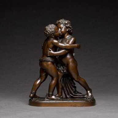 View full screen - View 1 of Lot 202. CHARLES-HENRI-JOSEPH CORDIER | AIMEZ-VOUS LES UNS LES AUTRES (LOVE ONE ANOTHER).