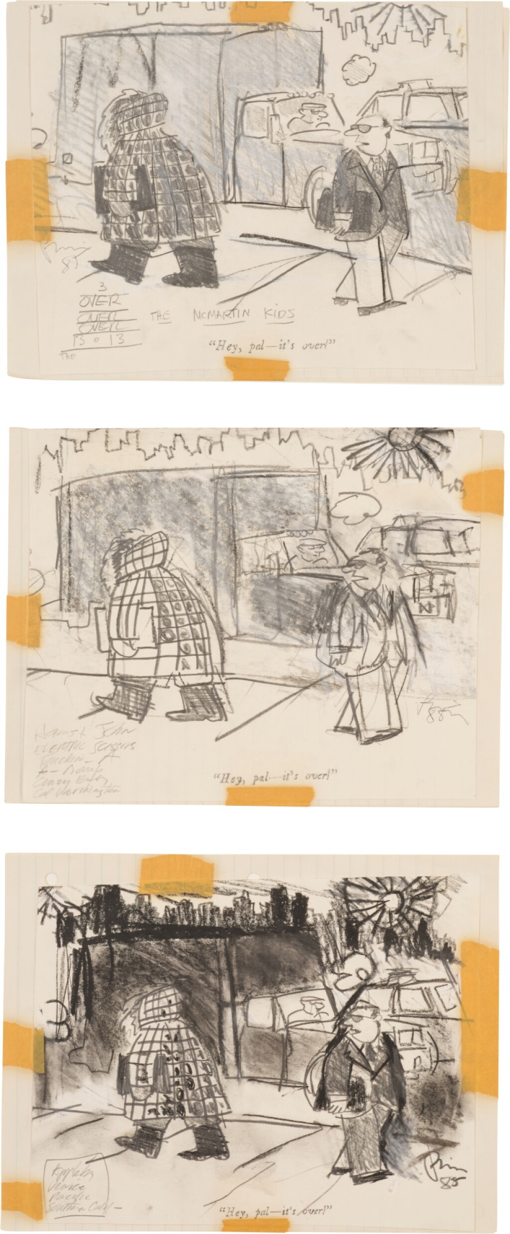 View full screen - View 1 of Lot 753. Untitled (Hey Pal, It's Over).