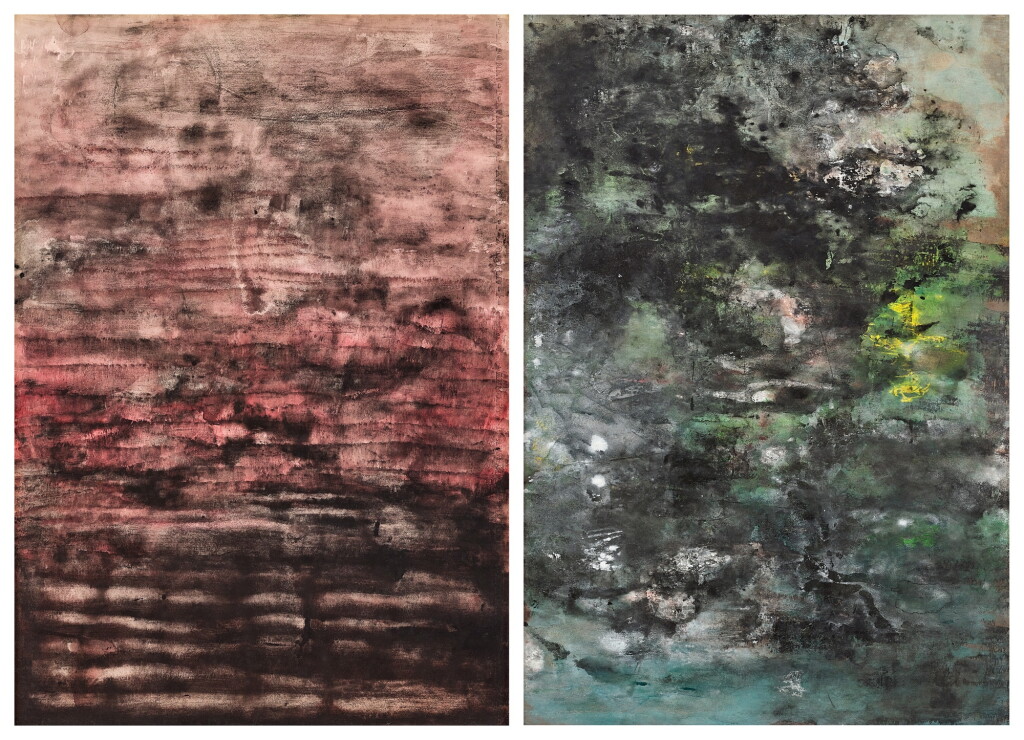 View full screen - View 1 of Lot 2823. Lalan 謝景蘭 | i. Untitled ii. Untitled i. 無題 ii. 無題.