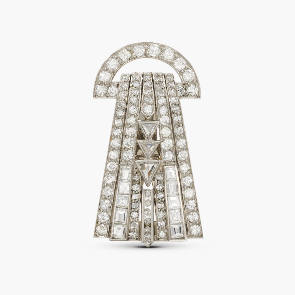 View full screen - View 1 of Lot 96. Diamond Brooch .