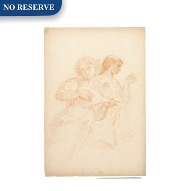 View full screen - View 1 of Lot 151. Angels making music.