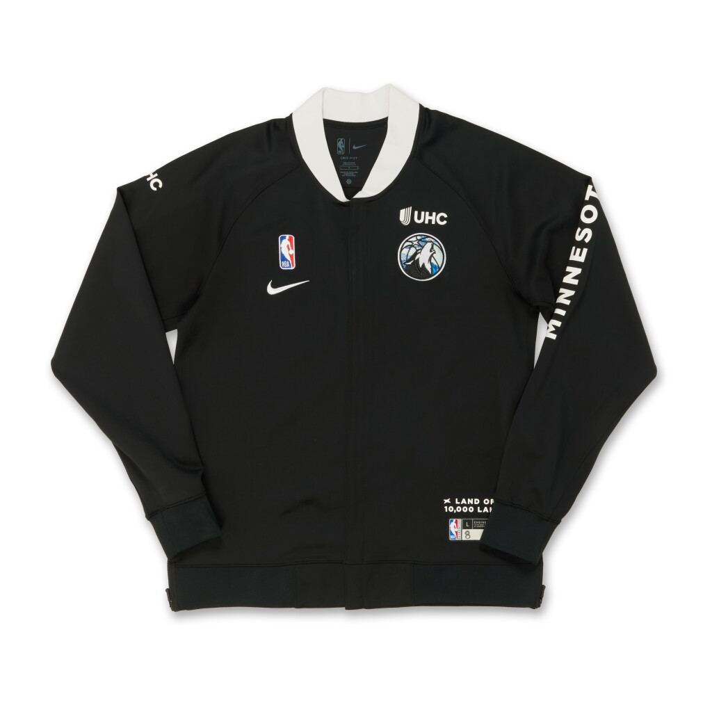 View full screen - View 1 of Lot 105. Josh Minott Minnesota Timberwolves 2024-2025 City Edition Warmup Set .