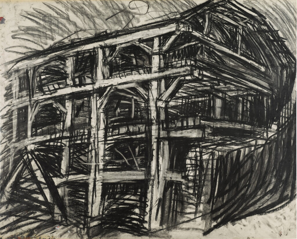 View full screen - View 1 of Lot 328. Partly Demolished Warehouse, St. Katharine Dock, London, Spring 1973.