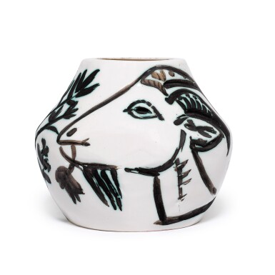 View full screen - View 1 of Lot 17. Vase aux chèvres (A. R. 156).