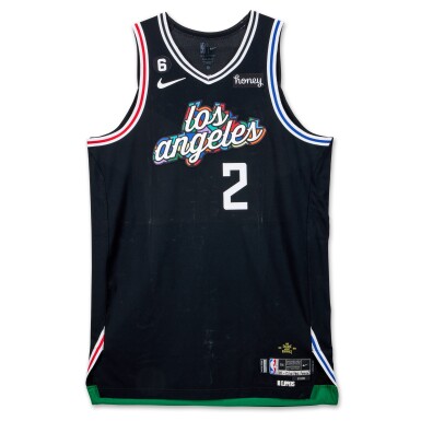 View full screen - View 1 of Lot 166. Kawhi Leonard Los Angeles Clippers 2022-2023 Game Worn City Edition Jersey .