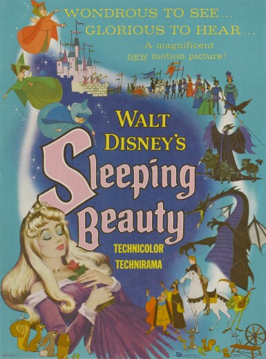 View full screen - View 1 of Lot 11. SLEEPING BEAUTY (1959) POSTER, US.