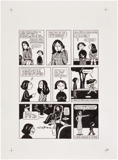 View full screen - View 1 of Lot 3. Persepolis (Original Book Art, page 46).