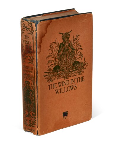 View full screen - View 1 of Lot 226. Kenneth Grahame | The Wind in the Willows, 1908, first edition, dust-jacket.