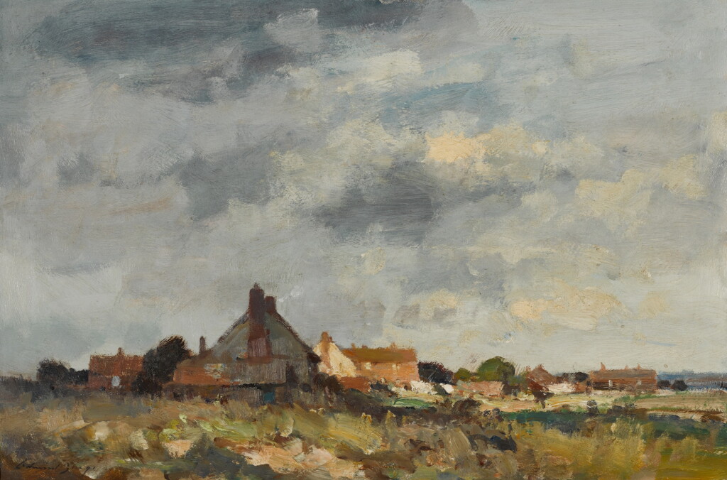 View full screen - View 1 of Lot 389. A marshland village.