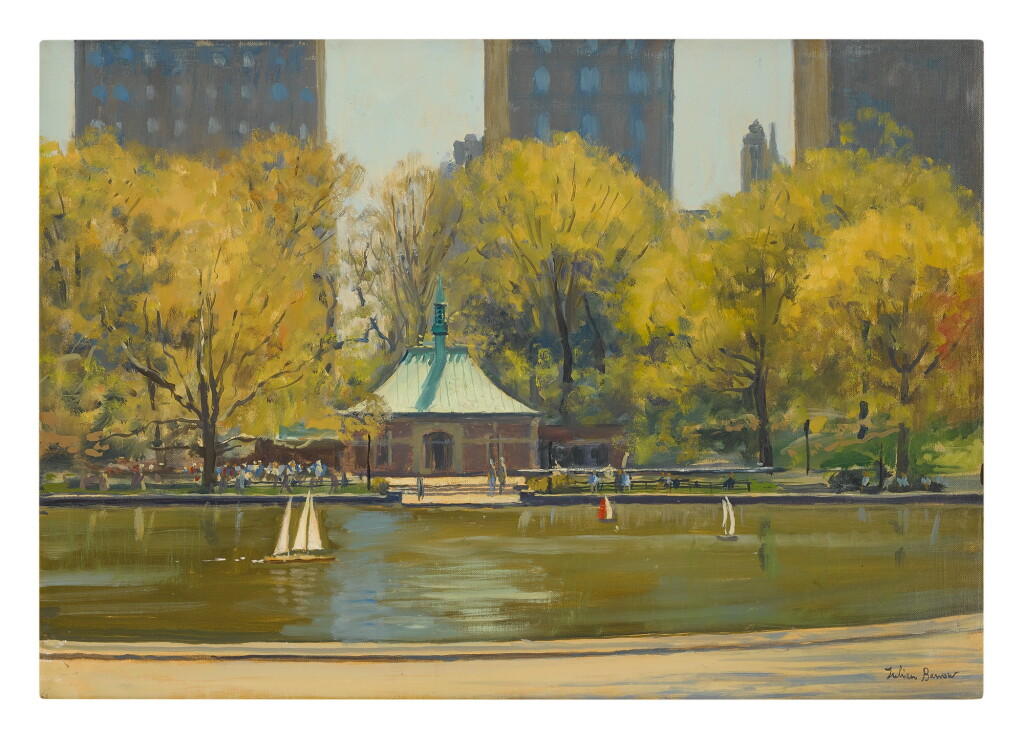 View full screen - View 1 of Lot 11. JULIAN BARROW | THE BOATING LAKE.