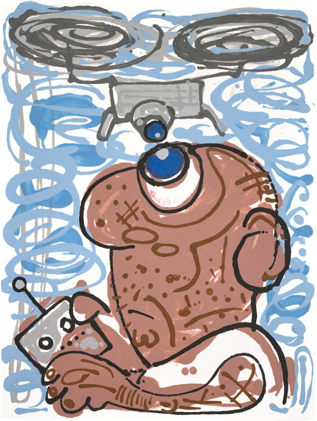 View full screen - View 1 of Lot 408. Drone Poster.