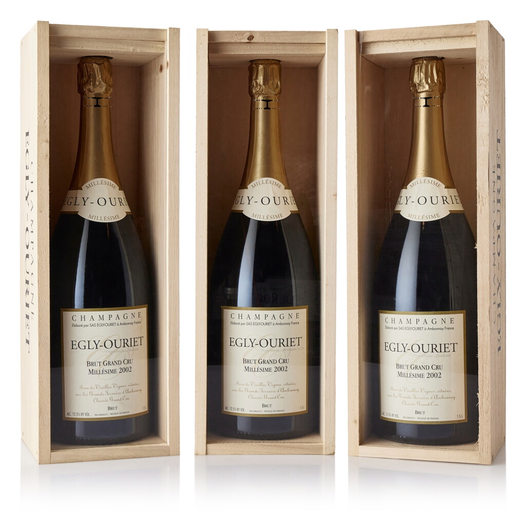 View full screen - View 1 of Lot 7389. Egly-Ouriet Grand Cru Brut 2002 (3 MAG).