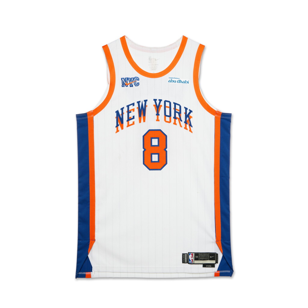 全螢幕檢視 - 查看51OG Anunoby New York Knicks 2024-2025 Game Worn City Edition Jersey 的1