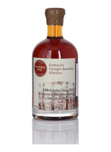 View full screen - View 1 of Lot 150. EBRA Selection #5.3 8 Year Old Straight Bourbon 108.88 Proof 2009 (1 BT 70cl).