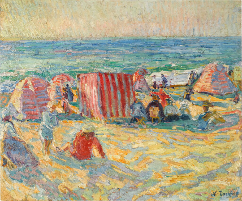 View full screen - View 1 of Lot 64. Plage ensoleillée.