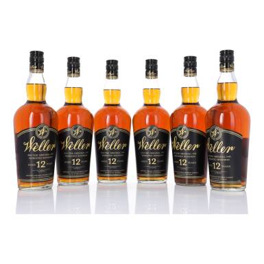 View full screen - View 1 of Lot 255. Weller 12 Year Old 45.0 abv NV (6 BT 75cl).