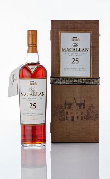 View full screen - View 1 of Lot 6030. The Macallan 25 Year Old 43.0 abv NV (1 BT70).