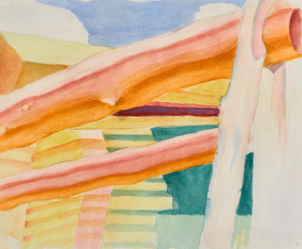 View full screen - View 1 of Lot 95. Logs (Study for the Triptych Sawyers) .