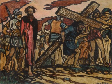View full screen - View 1 of Lot 19. JACK B. YEATS, R.H.A. | SIMON THE CYRENIAN.