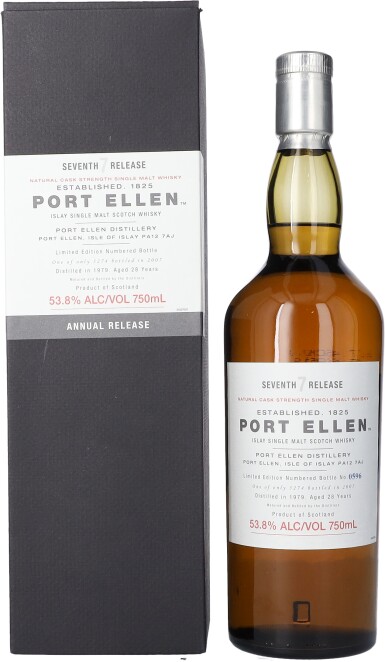 View full screen - View 1 of Lot 5338. Port Ellen Seventh Annual Release 28 Year Old 53.8 abv 1979 (1 BT75).