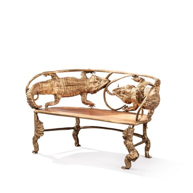 View full screen - View 1 of Lot 12. Banquette Crocodile.