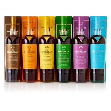 View full screen - View 1 of Lot 2742. The Macallan Edition No. 1 - 6 NV (6 BT70).