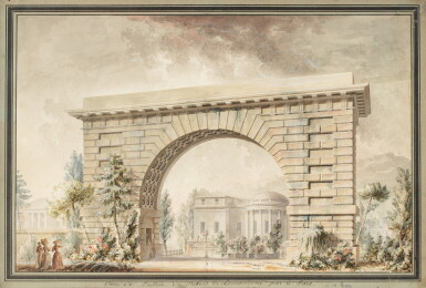 View full screen - View 1 of Lot 69. The entrance of Hôtel Thellusson.