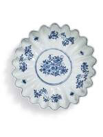 A Continental Porcelain 'Kapuziner-Braun' Fluted Bowl, Circa 1740-45